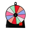 Roue de jeu de fortune avec support roue non ald spinner coloré accessoires de fête jouet