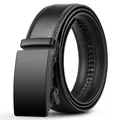 High Quality Business Belt Men PU Leather Waist Straps for Jeans Black Brown Male Automatic Buckle