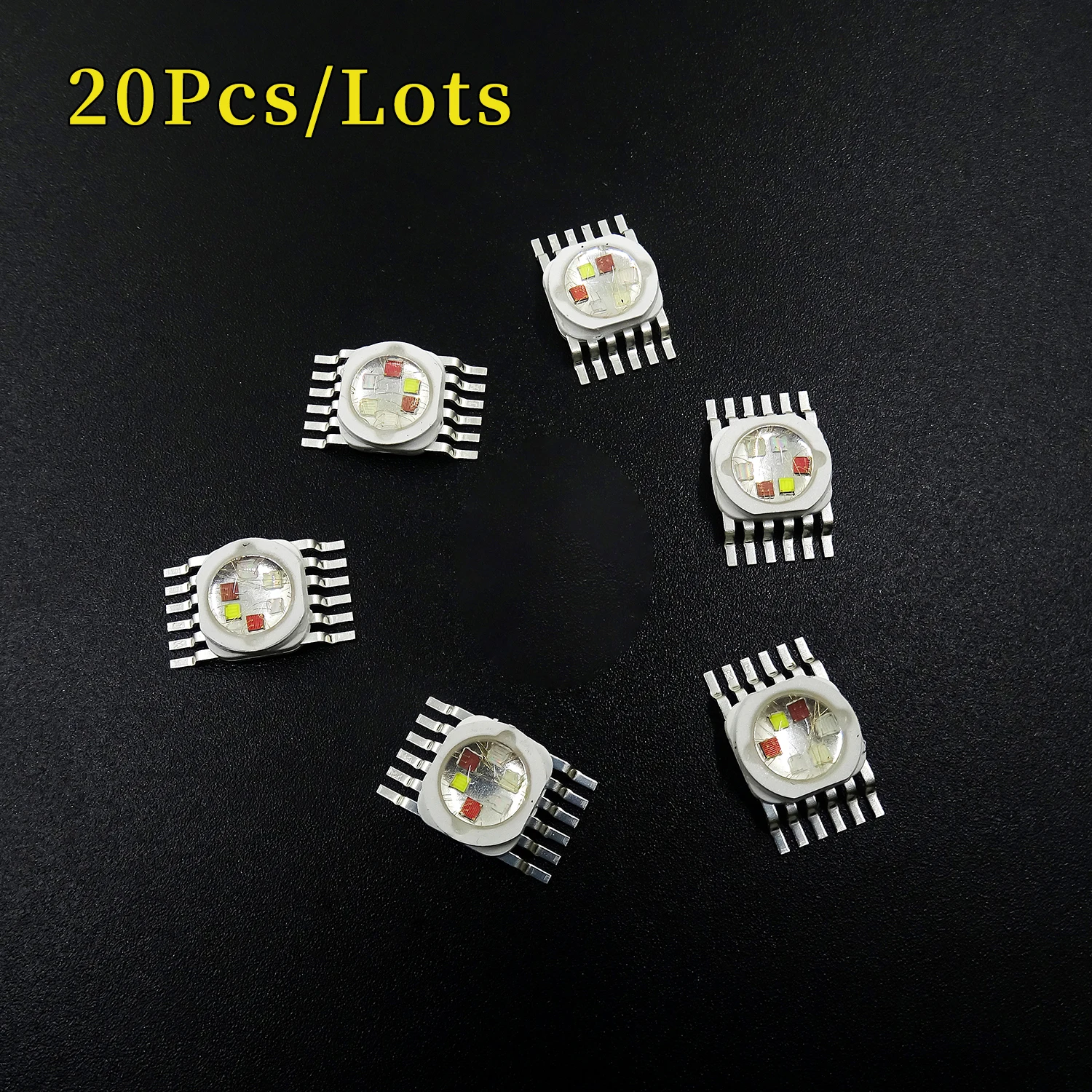 20 teile/paket JINGXING 10 W RGBWA UV 6 in 1 LED Perle Lampe Quelle Led Chip LED Lampe Perle Led licht Für Led Bühnen Beleuchtung
