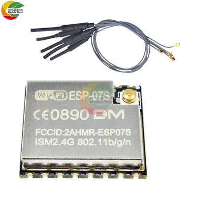 ESP8266 ESP-07S ESP07S Drahtloses WIFI-Entwicklungsboard-Modul 802.11/b/g/n mit 2,4 GHz IPEX-Antenne für Arduino Smart Home System