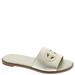 Cole Haan Flynn Logo Slide Sandal - Womens 10.5 Gold Sandal Medium