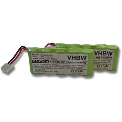 2x Akku Ersatz für Bosch 8787335122, 9 500 005 für Elektrowerkzeug (3000 mAh, NiMH, 6 v) - Vhbw Image