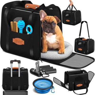 LOVPET® Hundebox Hundetasche Transportbox 2in1 Hunde & Katzentasche Hundetransportbox inkl.