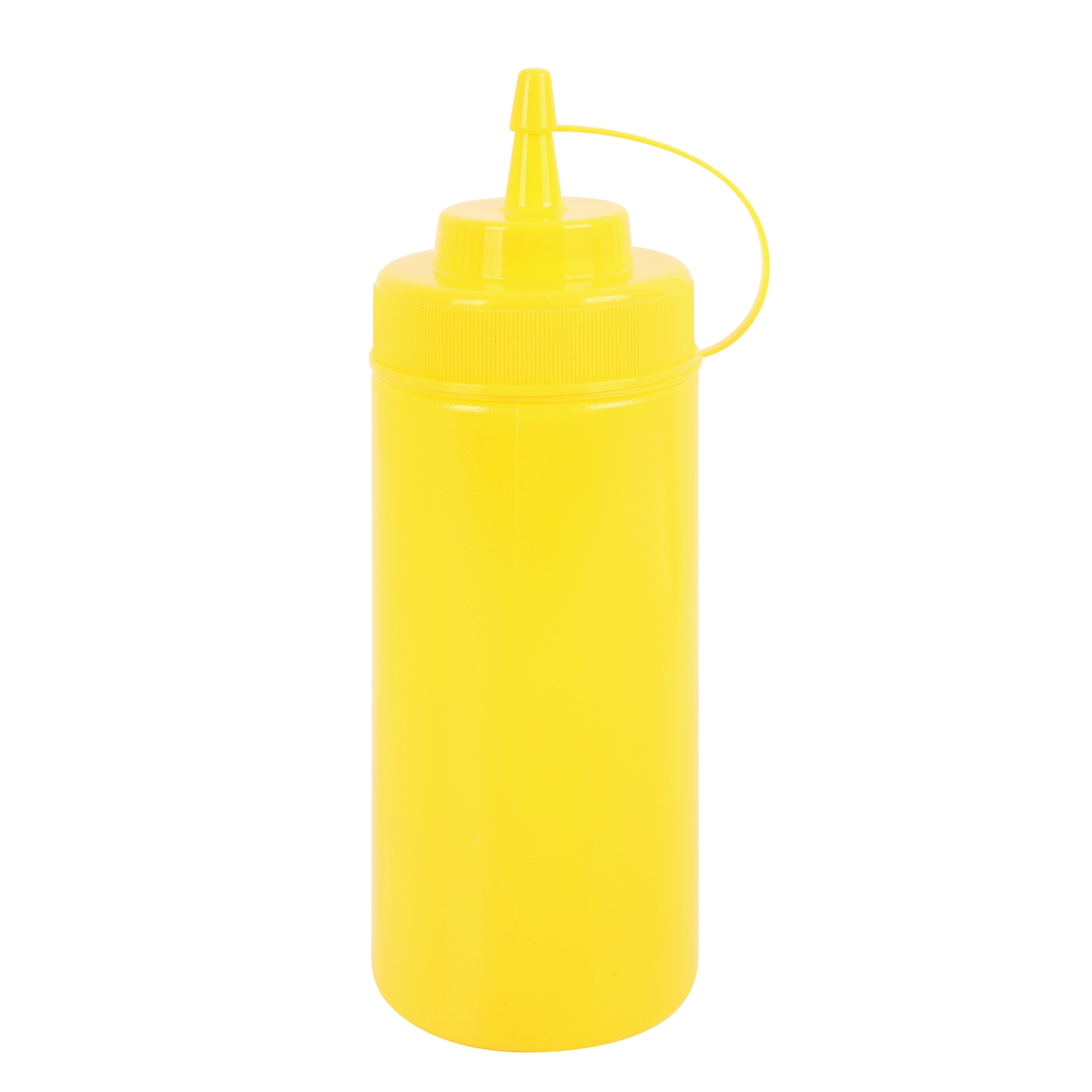 METRO PROFESSIONAL Quetschflasche hs016-1, Polyethylen/Polypropylen, Ø 7 x 20 cm, 490 ml, mit Verschlusskappe, gelb Image