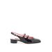 Patent Leather Pêche Slingback Mary Jane