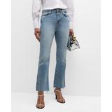 High-rise Slim Kick Jeans