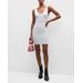 Fitted Rib-knit Mini Dress