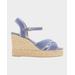 Blaudell Canvas Wedge Espadrille Sandals