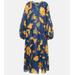 Malorie Floral Ramie Midi Dress