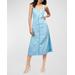 Josefina Topstitch Sweetheart Midi Dress