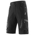 Arsuxeo Herren MTB Hosen Radlerhose Fahrradhose Fahrradshorts Fahhrad Kurze Hose Baggyhosen entspannte Passform MTB Mountain Rennrad Sport Atmungsaktiv Schnelltrocknend Wasserdichter Reißverschlu