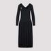 Ls Drape Midi Dress