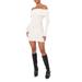 Emma Long Sleeve Off The Shoulder Minidress