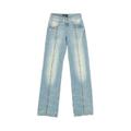 Stud-embellished Low-rise Wide-leg Jeans