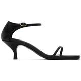 Toteme Black 'the Strappy' Heeled Sandals