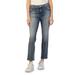 Reese Fab Ab High Waist Ankle Slim Straight Leg Jeans