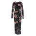 Kate Floral Printed Midi Dress