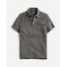 Sueded Cotton Polo Shirt