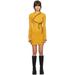 Yellow Lounge Rib Minidress