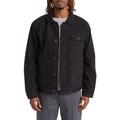 Donato Denim & High Pile Fleece Trucker Jacket