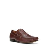 Croc Embossed Leather Venetian Loafer