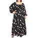 Lexie Floral Long Sleeve Midi Dress