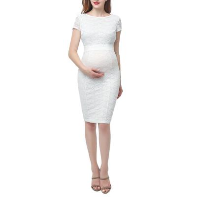 Lyanna Lace Body-con Maternity Dress
