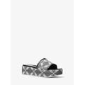 Ember Empire Logo Jacquard Platform Sandal