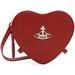 Red Louise Heart Crossbody Bag