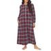 Ballet Long Sleeve Flannel Nightgown