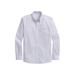 Regular Fit Grid Check Non-iron Stretch Cotton Oxford Button-down Shirt