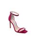 Square-toe Heeled Sandal In Magenta-ks At Nordstrom Rack