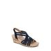 Mallory Strappy Slingback Wedge Sandal