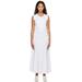 White Belted Midi Dress