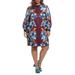 Floral Long Sleeve Sheath Dress