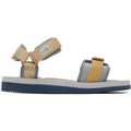 Beige & Gray Cel-v Sandals