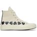 Comme Des Garçons Play Off-white Converse Edition Chuck 70 Multi Heart Sneakers