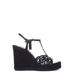 Buckle Detailed Wedge Sandals