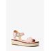 Richie Logo Platform Espadrille Sandal