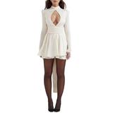 Aryana Cutout Long Sleeve Cocktail Minidress