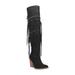Witchy Woman Fringe Over The Knee Boot