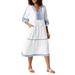 Mykonos Tiered Cover-up Midi Dress