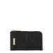 Lennon Croc Embossed Leather Card Case