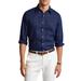 Slim Fit Linen Button-down Shirt