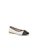 Donatella Cap Toe Ballet Flat