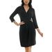 Chain Faux Wrap Dress