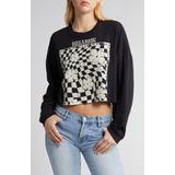 X Sincerely Jules Beach Boyfriend Crop Graphic T-shirt