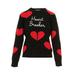 Heart Breaker Embroidered Crewneck Jumper