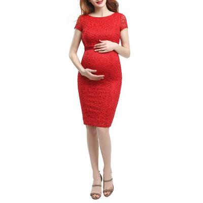 Nancy Stretch Lace Maternity Dress