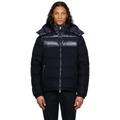 Navy Hybrid Down Jacket